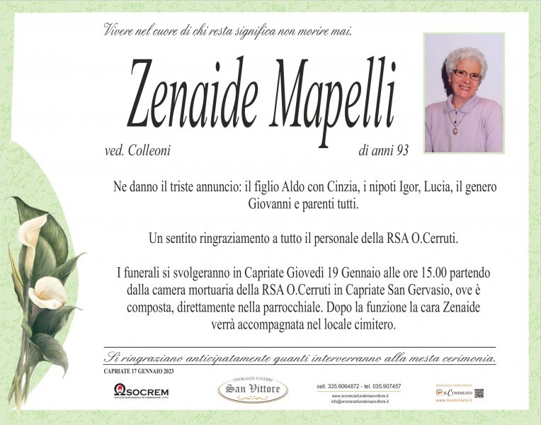 Zenaide Mapelli
