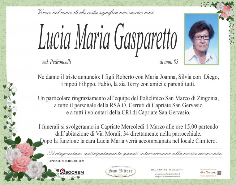 Lucia Maria Gasparetto