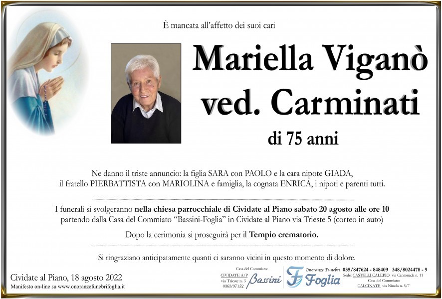 Mariella Vigano'