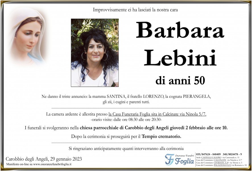 Barbara Giovanna Lebini