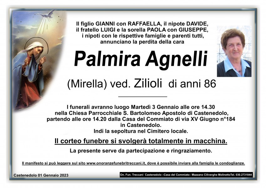 Palmira (mirella) Agnelli