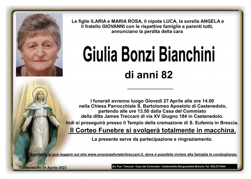 Giulia Bonzi Bianchini