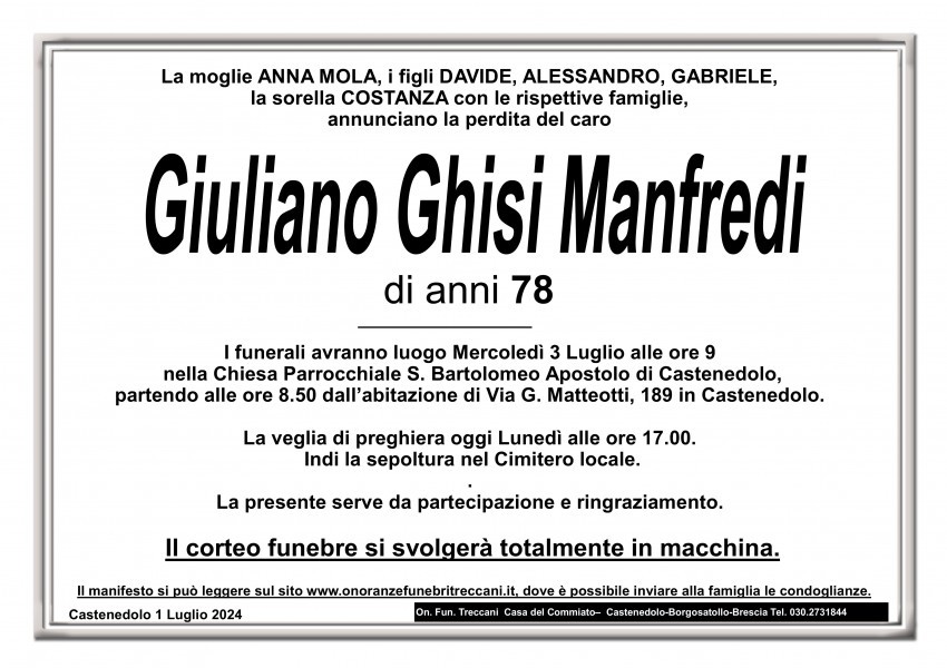 Giuliano Ghisi Manfredi