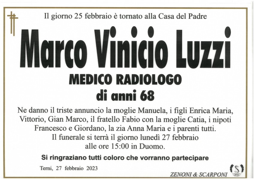 Marco Vinicio Luzzi