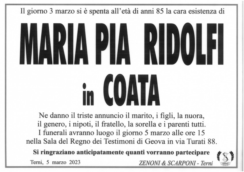 Maria  Pia Ridolfi