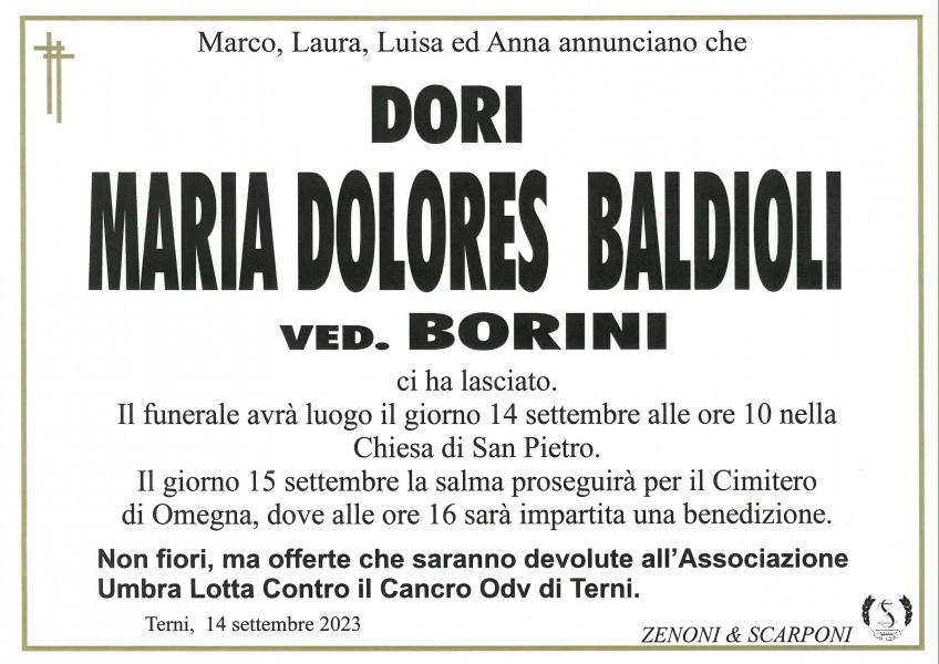 Maria Dolores Baldioli