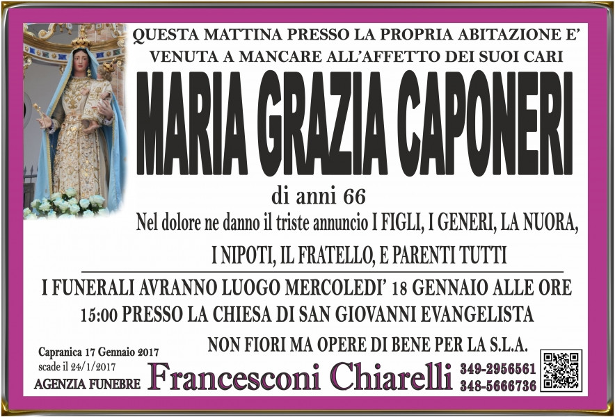 Maria Grazia Caponeri