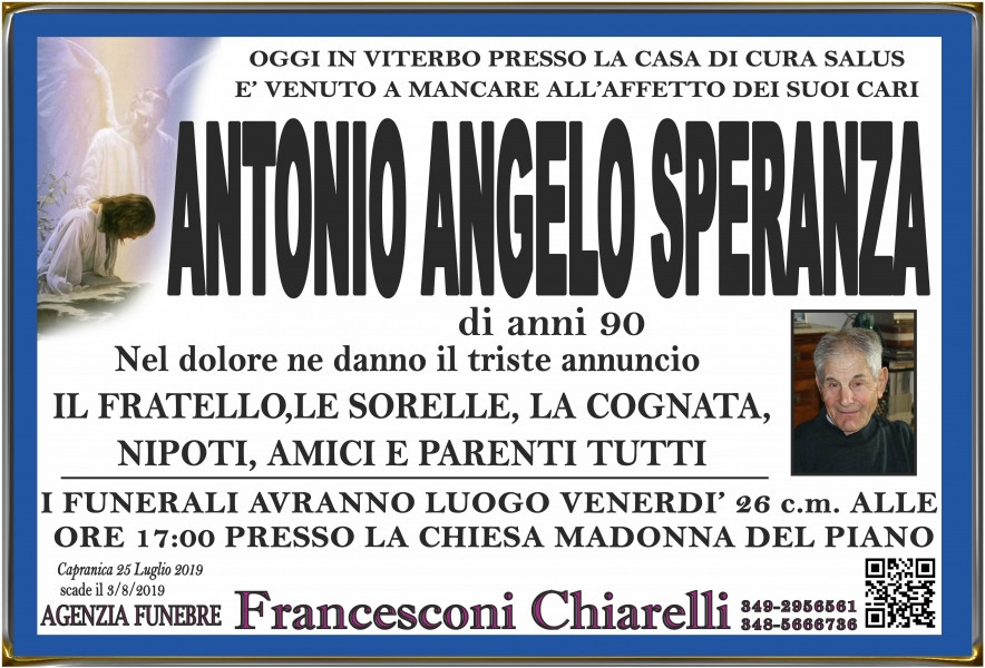 Antonio Angelo Speranza