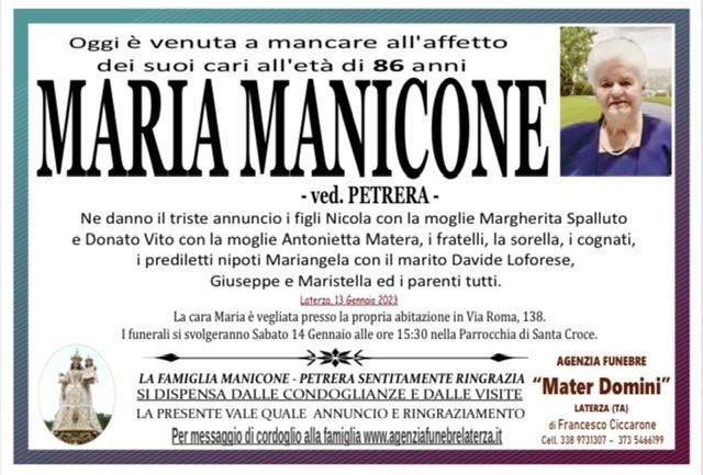 Maria Manicone