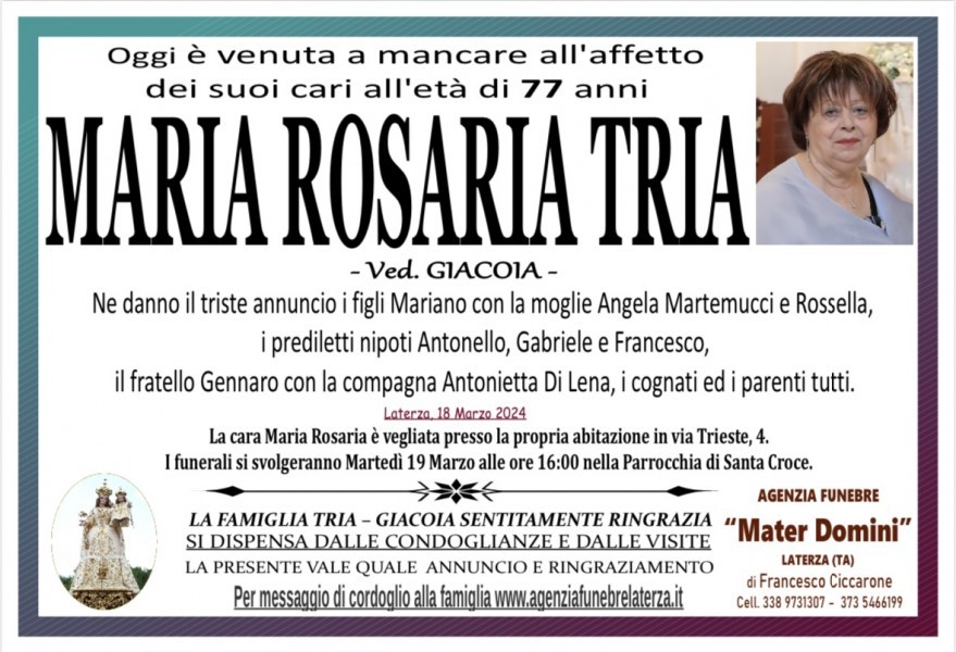 Maria Rosaria Tria