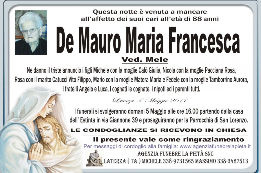 Maria Francesca De Mauro