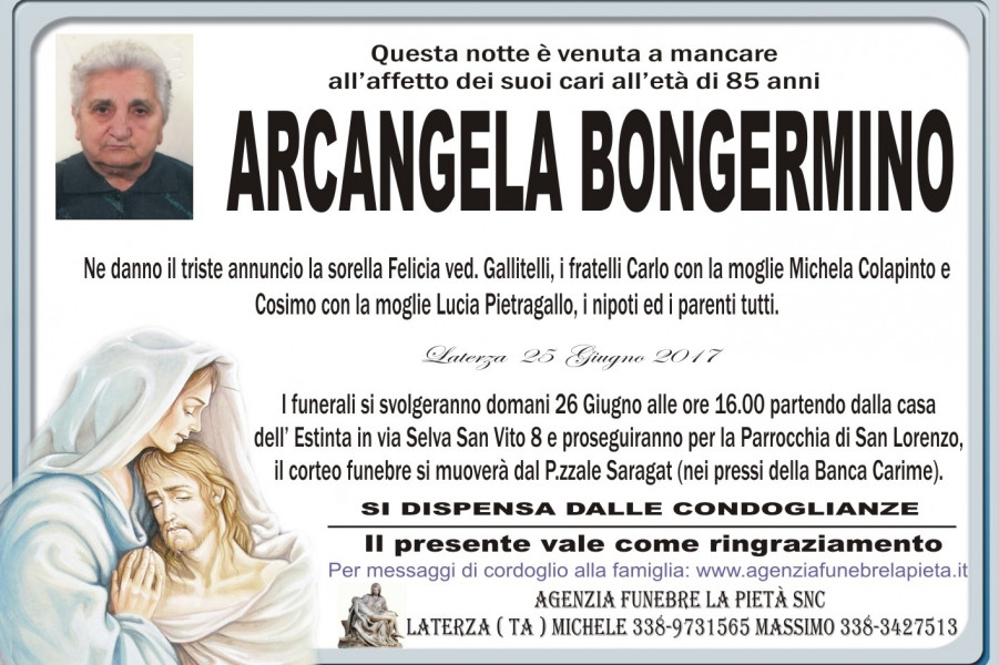 Arcangela Bongermino
