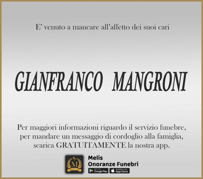 Gianfranco Mangroni