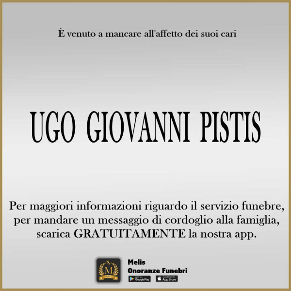 Ugo Giovanni Pistis