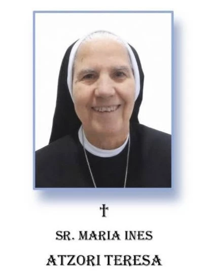 Suor Maria Ines Teresa Atzori 