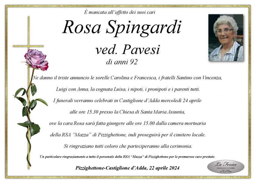 Rosa Assunta Spingardi