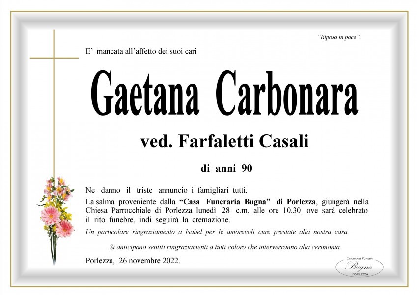 Gaetana Carbonara