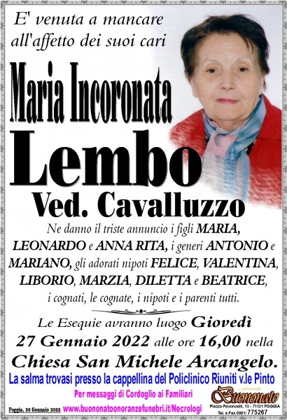 Maria Incoronata Lembo