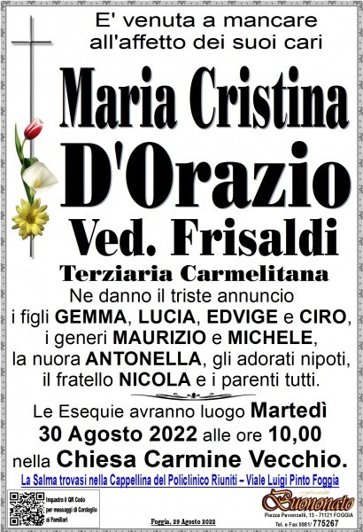 Maria Cristina D'orazio