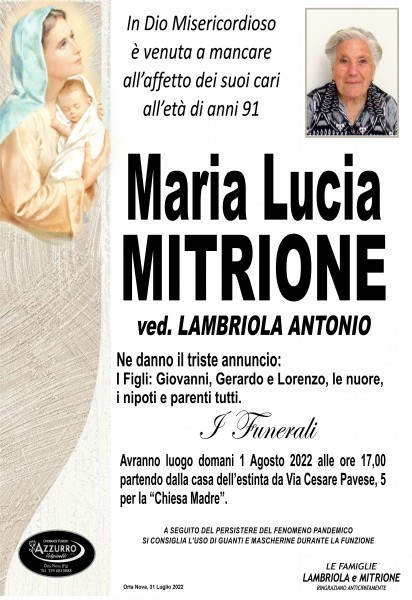Maria Lucia Mitrione