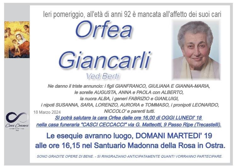 Orfea Giancarli