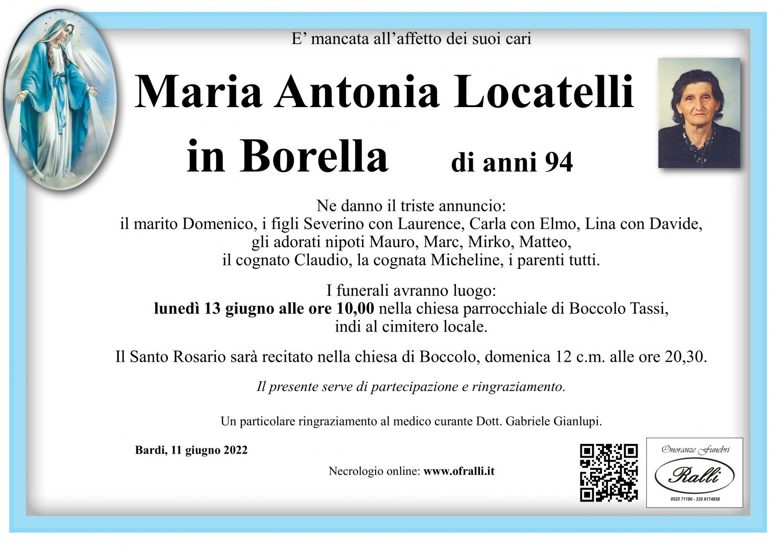 Maria Antonia Locatelli