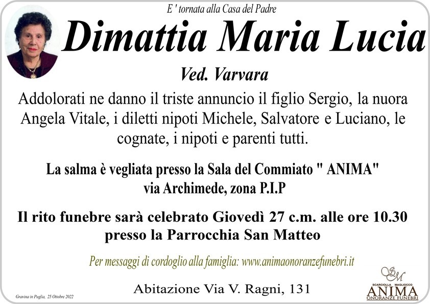 Maria Lucia Dimattia