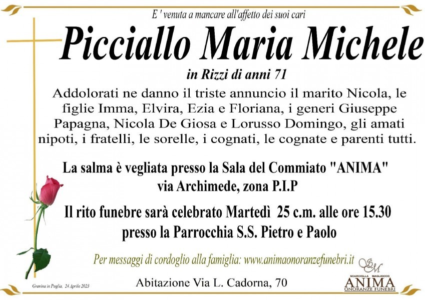 Maria Michele Picciallo