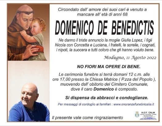 Domenico De Benedictis
