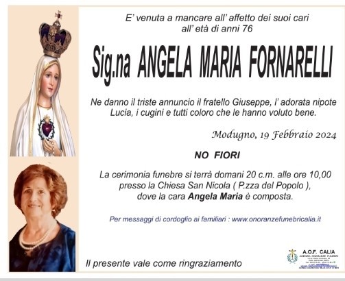 Angela Maria Fornarelli
