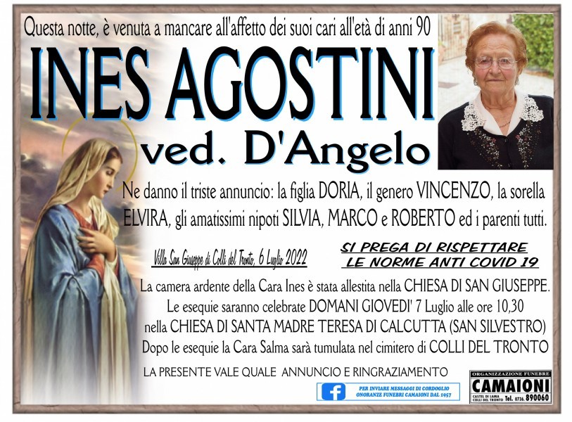Ines Agostini Ved. D'angelo