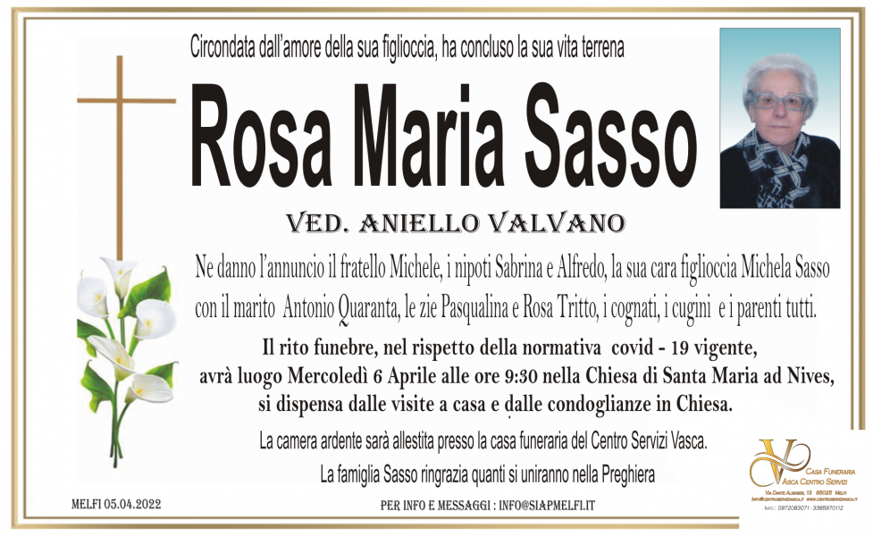 Rosa Maria Sasso