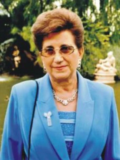 Erminia  Sassone, Vedova Giuseppe Amoroso.