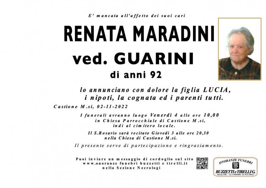 Renata Maradini Ved Guarini