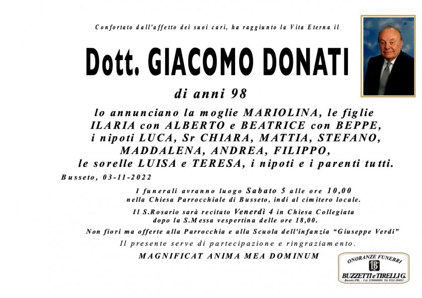 Giacomo Dott. Donati