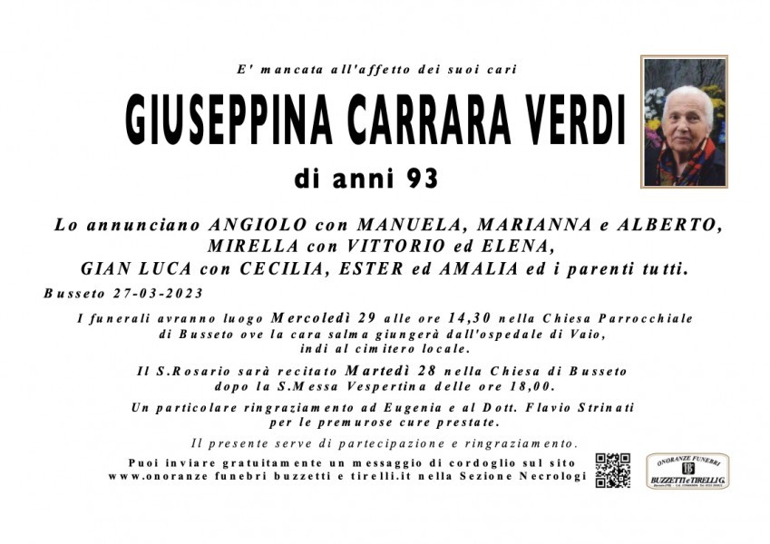 Giuseppina Carrara Verdi