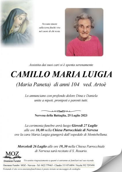 Maria Luigia Camillo