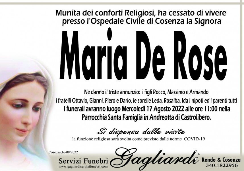 Maria De Rose