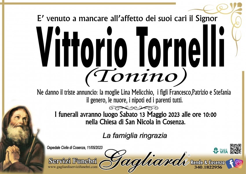 Vittorio (tonino) Tornelli