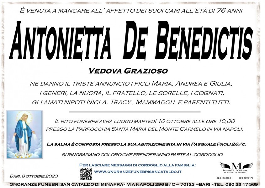 Antonietta De Benedictis
