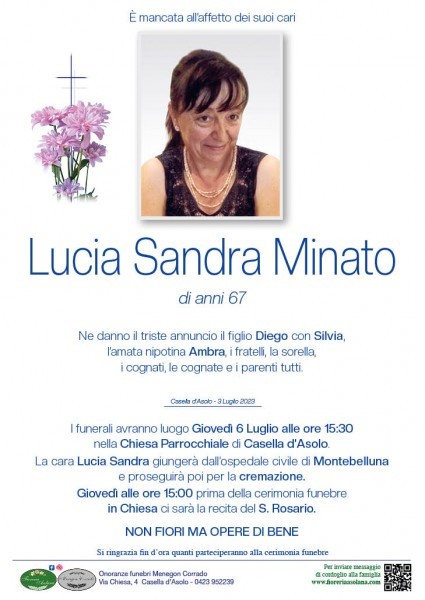 Lucia Sandra Minato FIORERIA ASOLANA E AG. DI ZANDONA CLARA