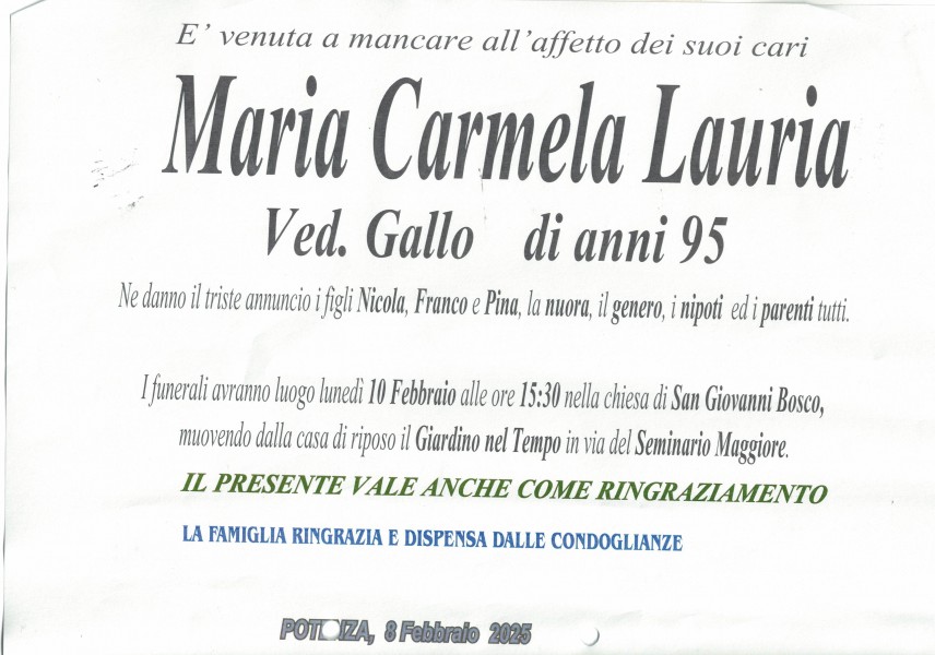 Maria Carmela Lauria