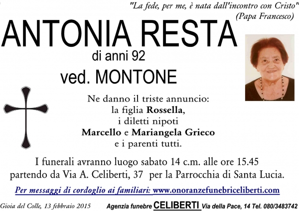 Antonia Maria Vita Resta