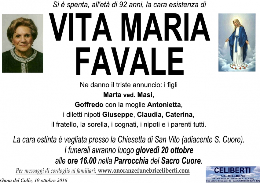 Vita Maria Favale