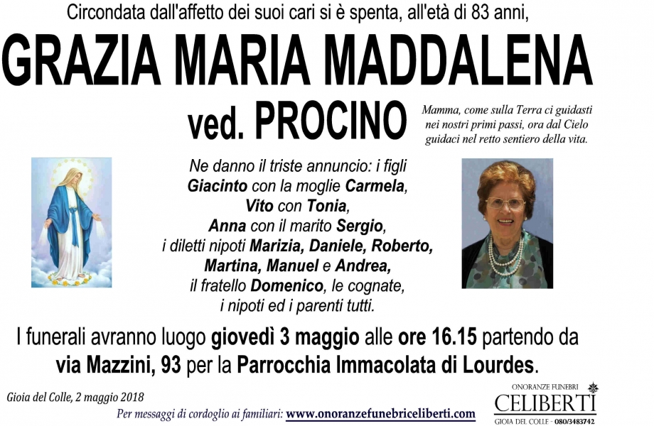 Grazia Maria Maddalena