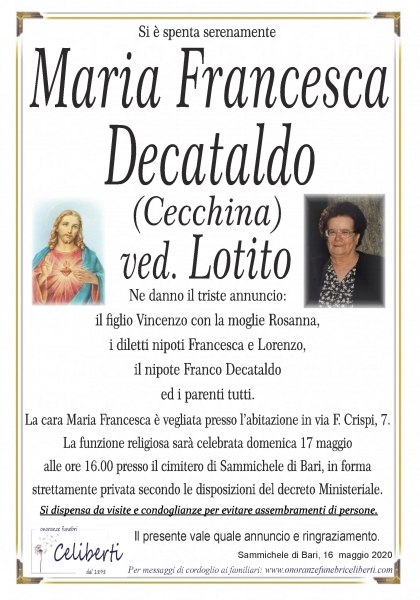 Maria Francesca Decataldo