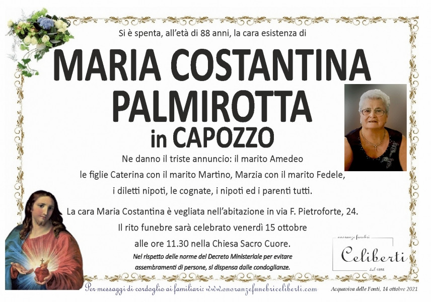 Maria Costantina Palmirotta