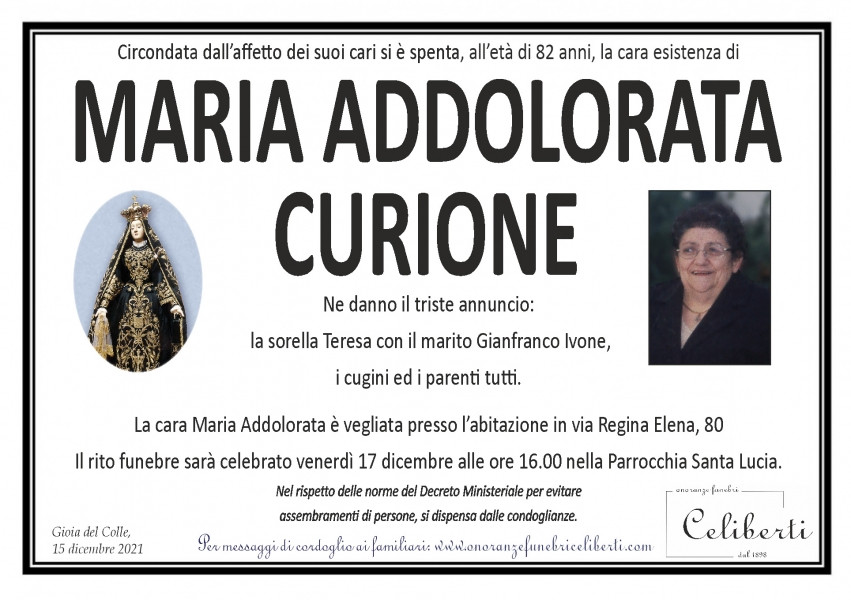 Maria Addolorata Curione