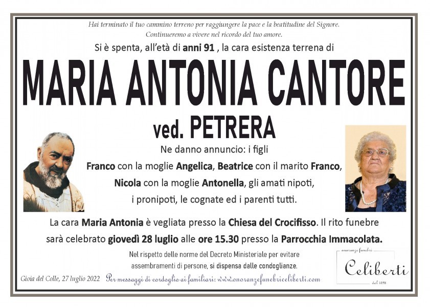 Maria Antonia Cantore