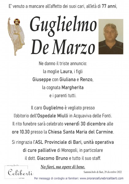 Guglielmo De Marzo